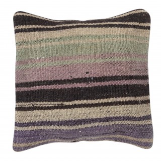 Hand-Woven Kilim Cushion Cover. Vintage Pillowcase. Turkish Lace Pillow. Traditional Accent Pillow