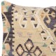 Vintage Rug Pillowcase. Handknotted Wool Rug Cushion Cover. Turkish Toss Pillow Vintage Rug Pillowcase. Handknotted Wool Rug Cushion Cover. Turkish Toss Pillow