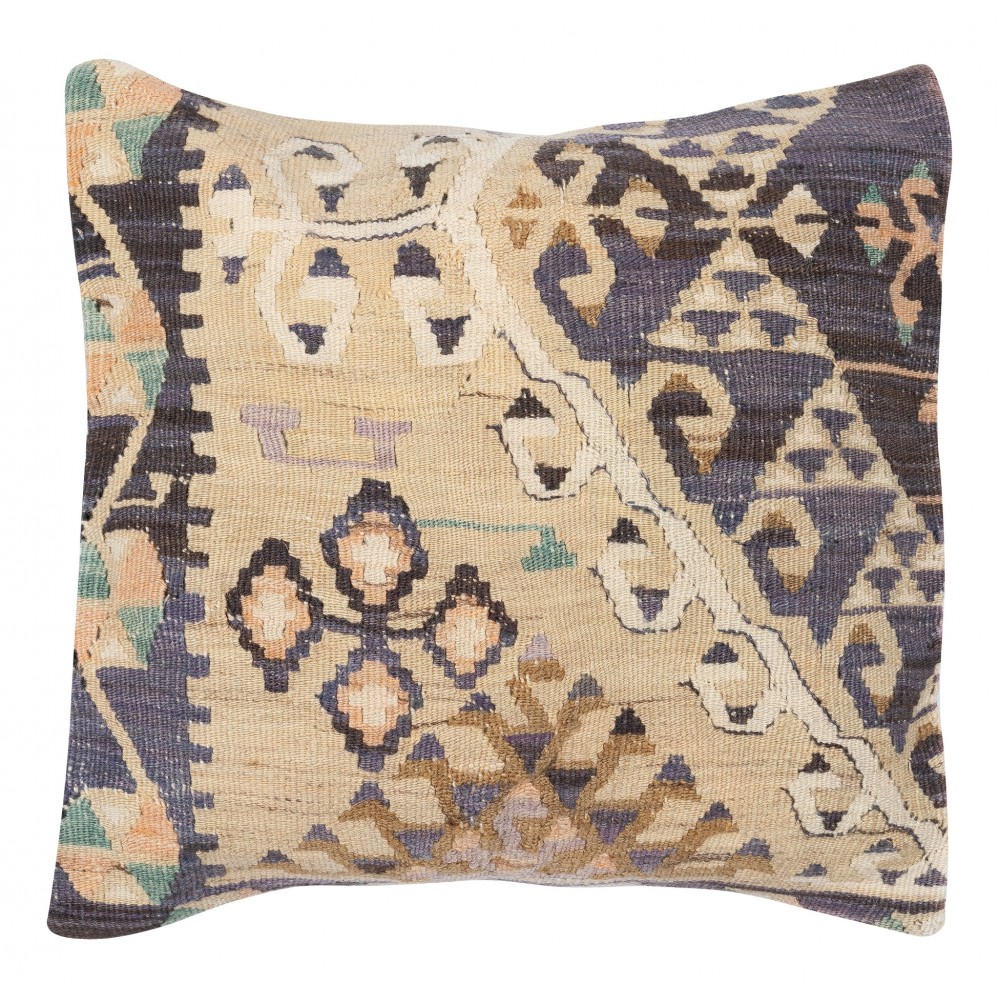 Vintage Rug Pillowcase. Handknotted Wool Rug Cushion Cover. Turkish Toss Pillow Vintage Rug Pillowcase. Handknotted Wool Rug Cushion Cover. Turkish Toss Pillow