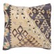 Vintage Rug Pillowcase. Handknotted Wool Rug Cushion Cover. Turkish Toss Pillow Vintage Rug Pillowcase. Handknotted Wool Rug Cushion Cover. Turkish Toss Pillow