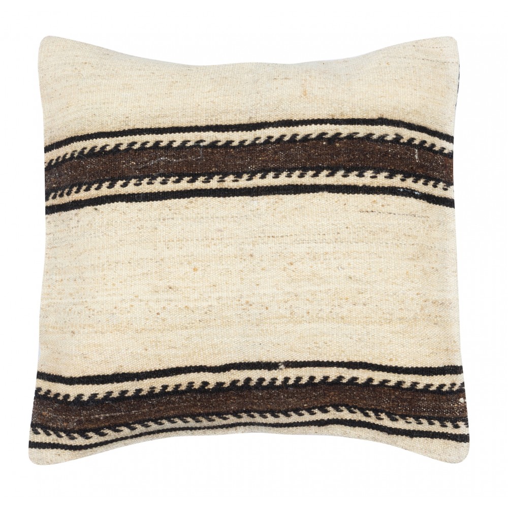 Hand-Woven Kilim Cushion Cover. Vintage Pillowcase. Turkish Lace Pillow. Traditional Accent Pillow