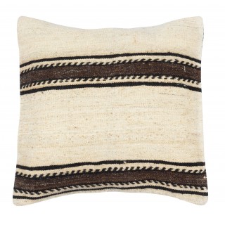 Hand-Woven Kilim Cushion Cover. Vintage Pillowcase. Turkish Lace Pillow. Traditional Accent Pillow