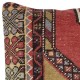 Vintage Turkish Wool Cushion Cover. Handknotted Rug Pillow. Rustic Throw Pillow Vintage Turkish Wool Cushion Cover. Handknotted Rug Pillow. Rustic Throw Pillow
