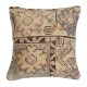 Vintage Rug Pillowcase. Handknotted Wool Rug Cushion Cover. Turkish Toss Pillow Vintage Rug Pillowcase. Handknotted Wool Rug Cushion Cover. Turkish Toss Pillow
