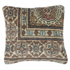 Vintage Handmade Rug Cushion Cover. Turkish Wool Pillowcase. Decorative Throw Pillow Cover. Accent Pillow Cover