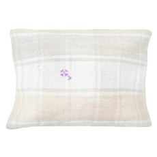 Rustic Kilim Pillow Cover. Vintage Handmade Accent Cushion. Boho Decor Pillow