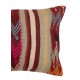 Hand-Woven Kilim Cushion Cover. Vintage Pillowcase. Turkish Lace Pillow. Traditional Accent Pillow Hand-Woven Kilim Cushion Cover. Vintage Pillowcase. Turkish Lace Pillow. Traditional Accent Pillow