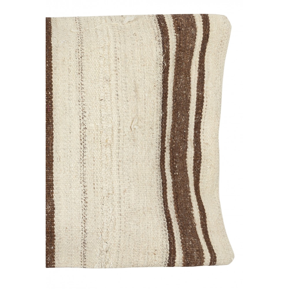 Hand-Woven Kilim Cushion Cover. Vintage Hemp Pillowcase. Turkish Lace Pillow. Traditional Accent Pillow