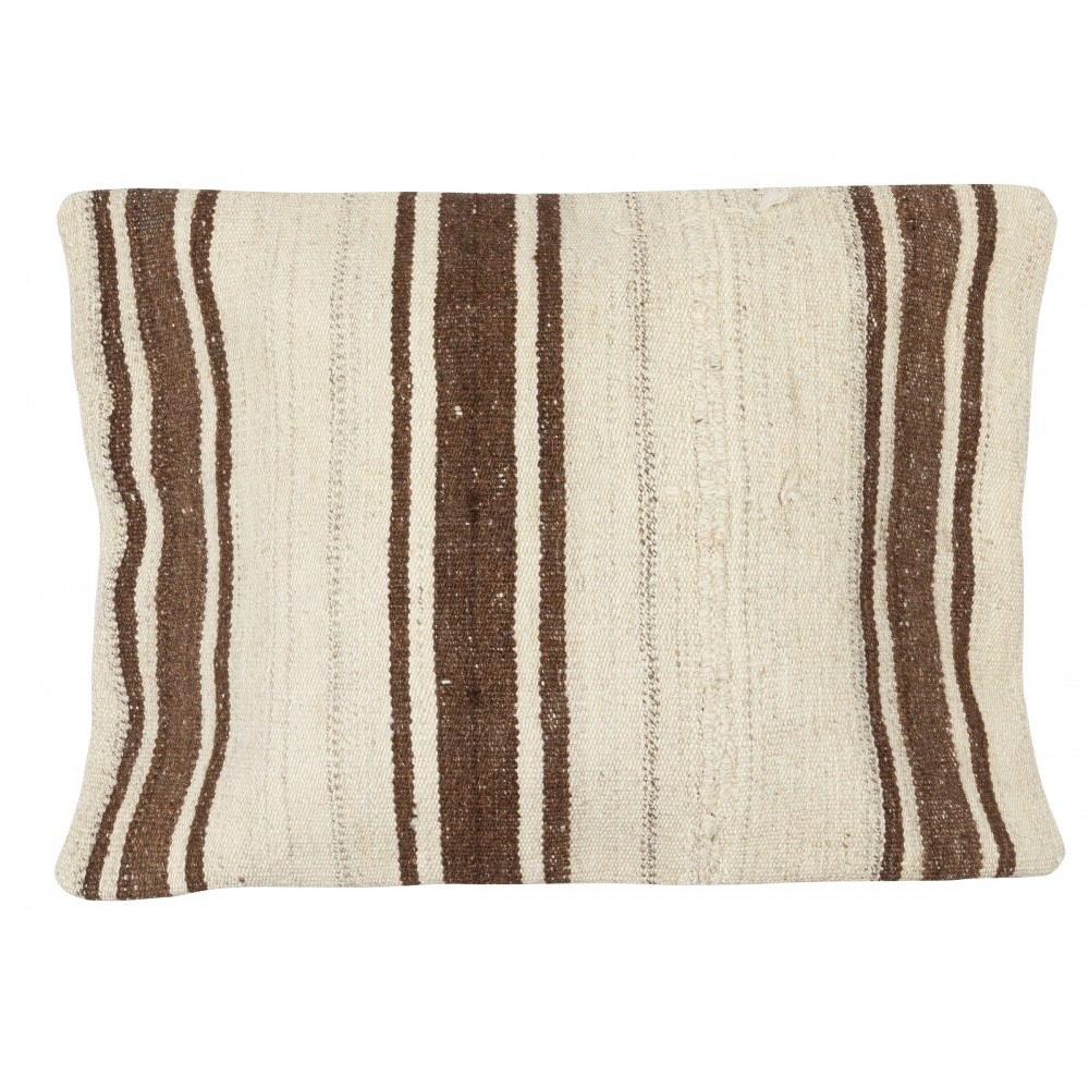 Hand-Woven Kilim Cushion Cover. Vintage Hemp Pillowcase. Turkish Lace Pillow. Traditional Accent Pillow