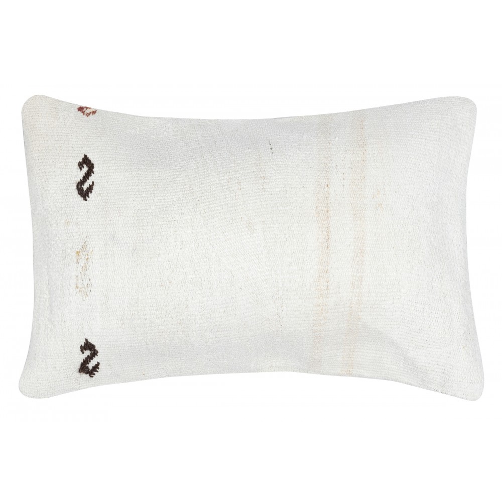 Vintage Hemp Kilim Cushion Cover. Handwoven Pillowcase. Turkish Accent Pillow. Handmade Throw Pillow Cover