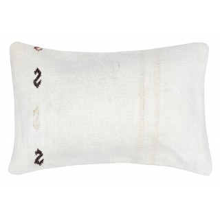 Vintage Hemp Kilim Cushion Cover. Handwoven Pillowcase. Turkish Accent Pillow. Handmade Throw Pillow Cover