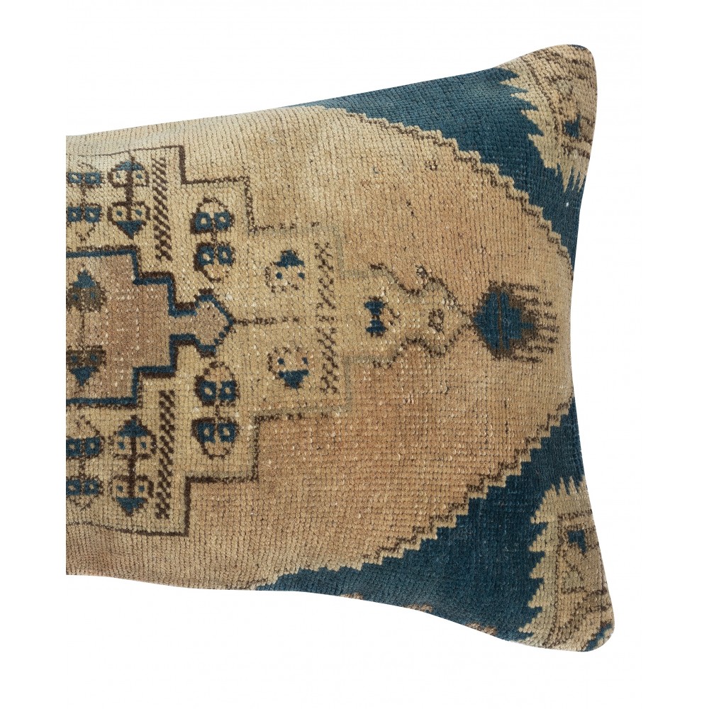 Vintage Rug Pillowcase. Handknotted Wool Rug Cushion Cover. Turkish Toss Pillow Vintage Rug Pillowcase. Handknotted Wool Rug Cushion Cover. Turkish Toss Pillow