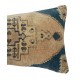 Vintage Rug Pillowcase. Handknotted Wool Rug Cushion Cover. Turkish Toss Pillow Vintage Rug Pillowcase. Handknotted Wool Rug Cushion Cover. Turkish Toss Pillow