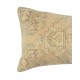 Vintage Rug Pillowcase. Handknotted Wool Rug Cushion Cover. Turkish Toss Pillow Cover Vintage Rug Pillowcase. Handknotted Wool Rug Cushion Cover. Turkish Toss Pillow Cover