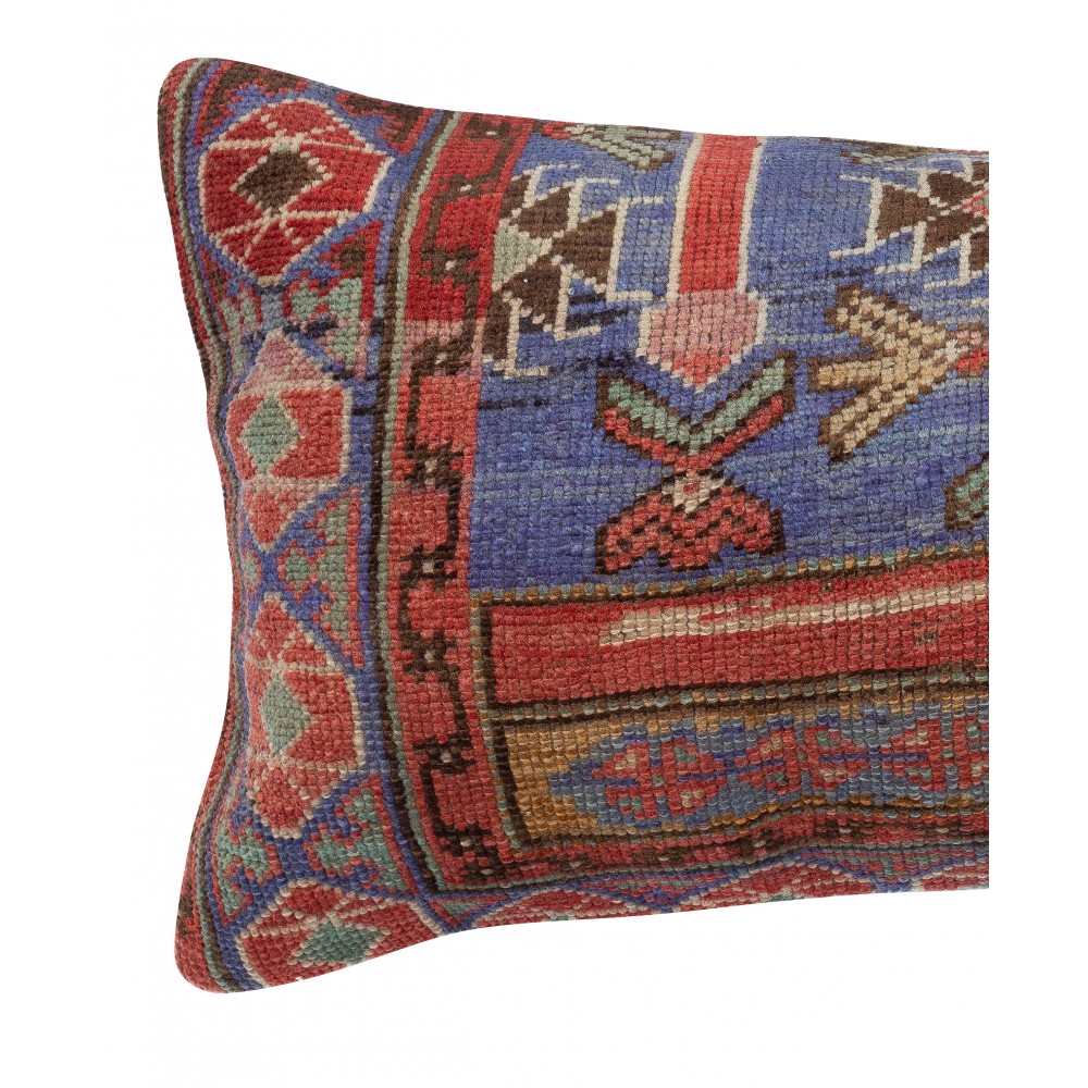 Vintage Rug Pillowcase. Handknotted Wool Rug Cushion Cover. Turkish Toss Pillow Cover Vintage Rug Pillowcase. Handknotted Wool Rug Cushion Cover. Turkish Toss Pillow Cover