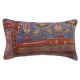 Vintage Rug Pillowcase. Handknotted Wool Rug Cushion Cover. Turkish Toss Pillow Cover Vintage Rug Pillowcase. Handknotted Wool Rug Cushion Cover. Turkish Toss Pillow Cover
