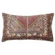 Hand-knotted Wool Rug Cushion Cover. Vintage Throw Pillow. Home Gift. Turkish Accent Pillow Cover