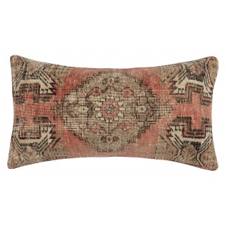 Hand-Woven Kilim Cushion Cover. Vintage Pillowcase. Rustic Accent Pillow. Turkish Throw Pillow Cover