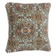 SET OF 2 - Vintage Handmade Rug Cushion Covers. Turkish Wool Pillowcases. Decorative Throw Pillow Covers