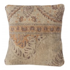 Vintage Handmade Rug Cushion Cover. Turkish Wool Pillowcase. Traditional Throw Pillow Cover