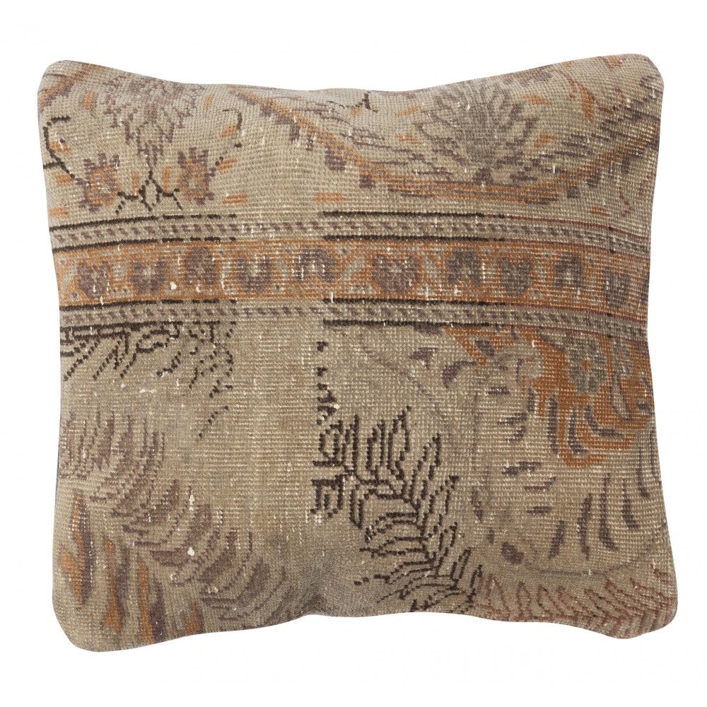 Authentic Turkish Wool Cushion Cover. Handknotted Rug Pillow. Rustic Decor. Vintage Throw Pillow Authentic Turkish Wool Cushion Cover. Handknotted Rug Pillow. Rustic Decor. Vintage Throw Pillow