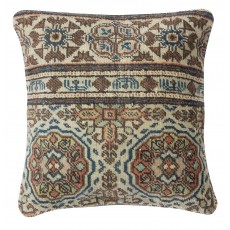 Vintage Turkish Rug Pillowcase. Boho & Farmhouse Decor. Handmade Cushion Cover