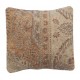 Rustic Turkish Cushion Cover. Handmade Wool Rug Pillow. Bohemian Style Toss Pillow. Vintage Accent Pillow Rustic Turkish Cushion Cover. Handmade Wool Rug Pillow. Bohemian Style Toss Pillow. Vintage Accent Pillow