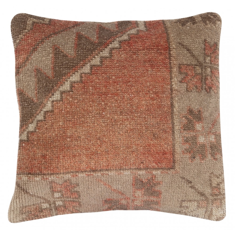 SET OF 2 - Handmade Rug Cushion Covers. Turkish Accent Pillows. A pair of Lace Pillow Covers