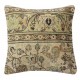 SET OF 2 - Turkish Rug Pillowcases. Handknotted Wool Rug Cushion Covers. Vintage Toss Pillows