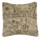 SET OF 2 - Turkish Rug Pillowcases. Handknotted Wool Rug Cushion Covers. Vintage Toss Pillows