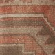 Rustic Handmade Wool Cushion Cover. Vintage Turkish Rug Pillow