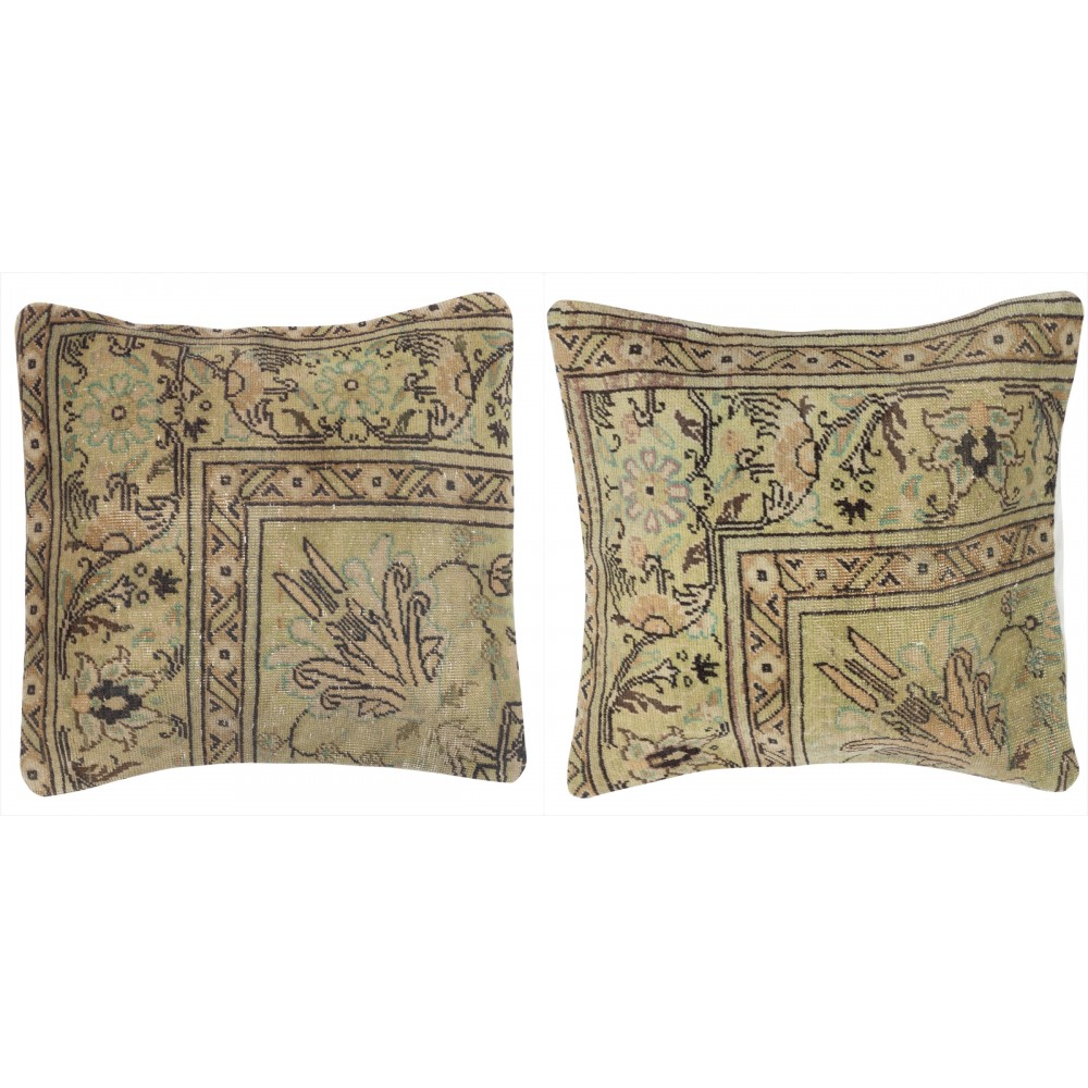 SET OF 2 - Traditional Turkish Wool Cushion Covers. Handmade Rug Pillows. Vintage Throw Pillows SET OF 2 - Traditional Turkish Wool Cushion Covers. Handmade Rug Pillows. Vintage Throw Pillows