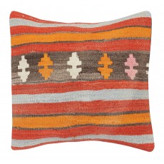 Vintage Kilim Cushion Cover. Turkish Accent Pillow. Handmade Throw Pillow Cover