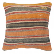 Hand-Woven Kilim Cushion Cover. Vintage Pillowcase. Turkish Lace Pillow. Traditional Accent Pillow