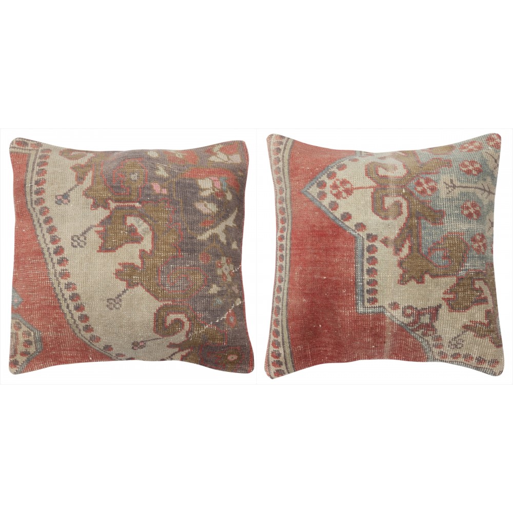 SET OF 2 - Handmade Rug Cushion Covers. Vintage Throw Pillow. Turkish Accent Pillow. A pair of Lace Pillow Covers SET OF 2 - Handmade Rug Cushion Covers. Vintage Throw Pillow. Turkish Accent Pillow. A pair of Lace Pillow Covers