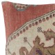 Traditional Wool Cushion Cover. Handmade Rug Pillow. Vintage Throw Pillow. Turkish Accent Pillow