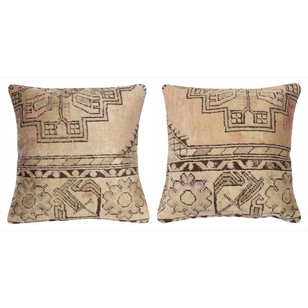 SET OF 2 - Handmade Rug Cushion Covers. Vintage Throw Pillow. Turkish Accent Pillow. A pair of Lace Pillow Covers SET OF 2 - Handmade Rug Cushion Covers. Vintage Throw Pillow. Turkish Accent Pillow. A pair of Lace Pillow Covers