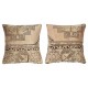 SET OF 2 - Handmade Rug Cushion Covers. Vintage Throw Pillow. Turkish Accent Pillow. A pair of Lace Pillow Covers SET OF 2 - Handmade Rug Cushion Covers. Vintage Throw Pillow. Turkish Accent Pillow. A pair of Lace Pillow Covers