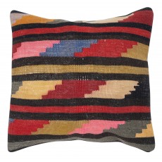 Vintage Kilim Cushion Cover. Turkish Accent Pillow. Handmade Throw Pillow Cover