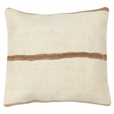 Handwoven Turkish Kilim Cushion Cover. Vintage Accent Pillow. Hemp Throw Pillow Cover