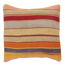 Vintage Kilim Pillow Cover. Colorful Cushion Cover. Turkish Throw Pillow