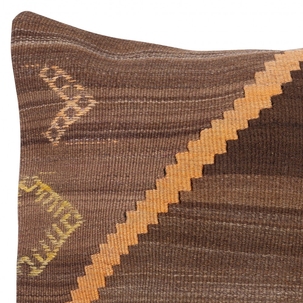 Hand-Woven Kilim Cushion Cover. Turkish Accent Pillow. Vintage Throw Pillow Cover Hand-Woven Kilim Cushion Cover. Turkish Accent Pillow. Vintage Throw Pillow Cover