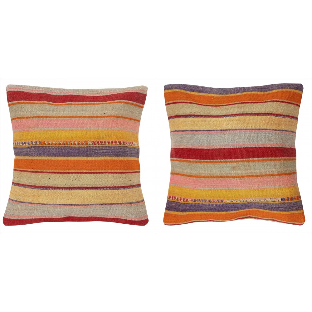 SET OF 2 - Hand-Woven Kilim Cushion Covers. Vintage Throw Pillows. Turkish Accent Pillows. A pair of Lace Pillow Covers SET OF 2 - Hand-Woven Kilim Cushion Covers. Vintage Throw Pillows. Turkish Accent Pillows. A pair of Lace Pillow Covers
