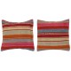 SET OF 2 - Hand-Woven Kilim Cushion Covers. Vintage Throw Pillows. Turkish Accent Pillows. A pair of Lace Pillow Covers SET OF 2 - Hand-Woven Kilim Cushion Covers. Vintage Throw Pillows. Turkish Accent Pillows. A pair of Lace Pillow Covers