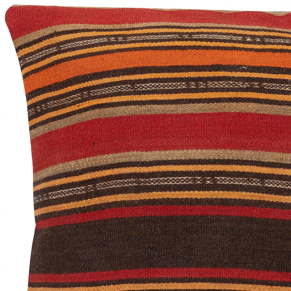 Hand-Woven Kilim Cushion Cover. Turkish Accent Pillow. Vintage Throw Pillow Cover Hand-Woven Kilim Cushion Cover. Turkish Accent Pillow. Vintage Throw Pillow Cover