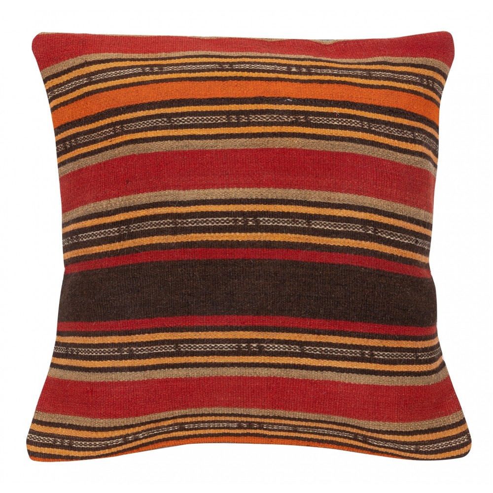 Hand-Woven Kilim Cushion Cover. Turkish Accent Pillow. Vintage Throw Pillow Cover Hand-Woven Kilim Cushion Cover. Turkish Accent Pillow. Vintage Throw Pillow Cover