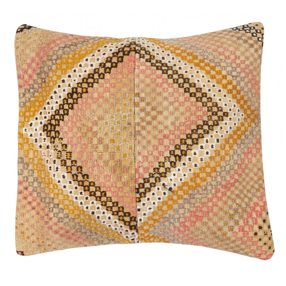 Vintage Turkish Kilim Pillow Cover. Handmade Accent Cushion Cover. Rustic Boho Throw Pillow Vintage Turkish Kilim Pillow Cover. Handmade Accent Cushion Cover. Rustic Boho Throw Pillow
