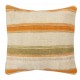 SET OF 2 - Hand-Woven Hemp Cushion Covers. Vintage Kilim Pillowcases. Turkish Accent Pillows. A pair of Lace Pillow Covers