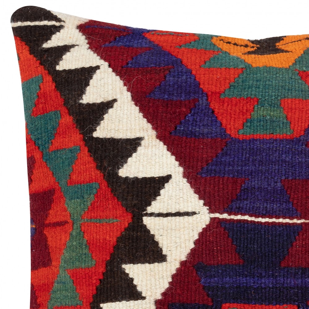 Vintage Turkish Kilim Pillow Cover. Handmade Accent Cushion Cover. Rustic Boho Throw Pillow Vintage Turkish Kilim Pillow Cover. Handmade Accent Cushion Cover. Rustic Boho Throw Pillow