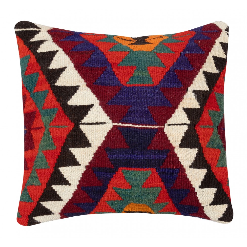Vintage Turkish Kilim Pillow Cover. Handmade Accent Cushion Cover. Rustic Boho Throw Pillow Vintage Turkish Kilim Pillow Cover. Handmade Accent Cushion Cover. Rustic Boho Throw Pillow